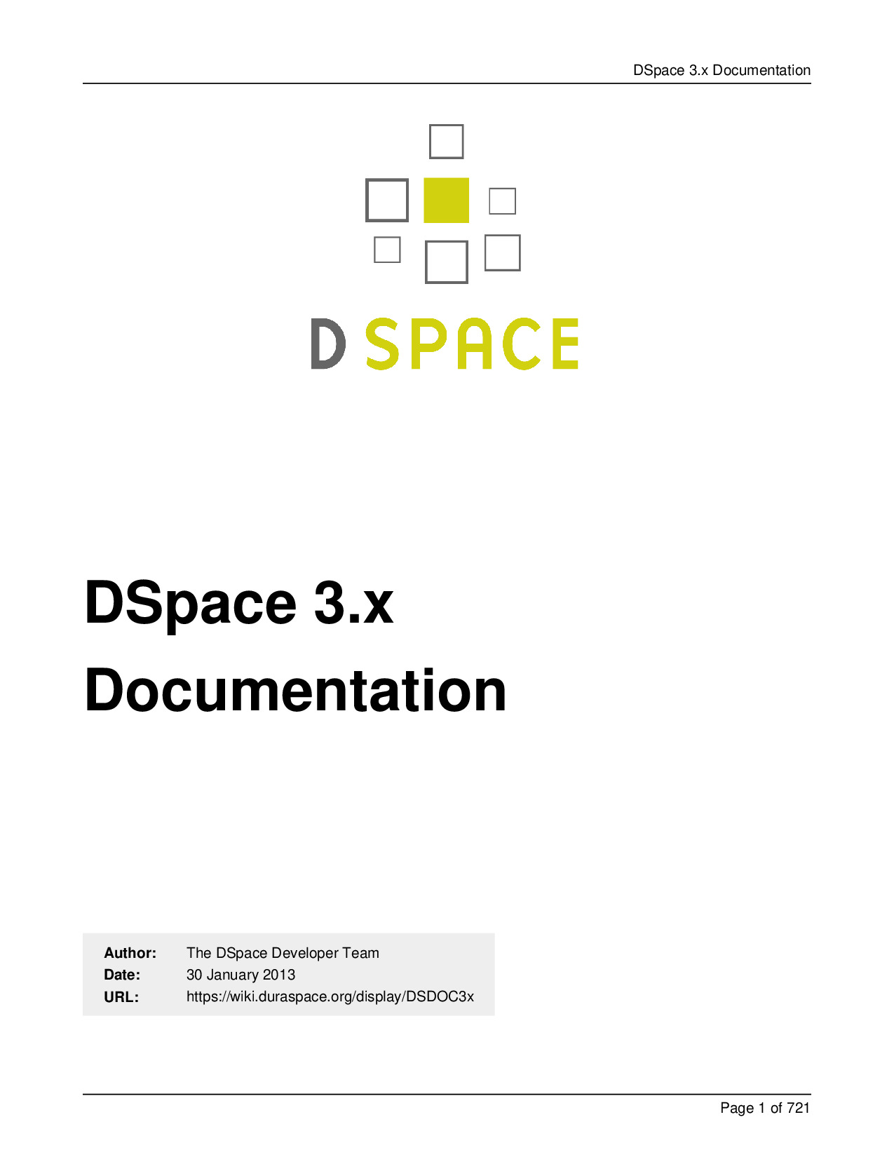 คู่มือการใช้งาน Dspace เวอร์ชั่น 3.x