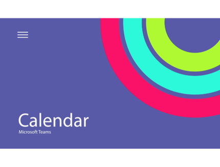 Microsoft Teams - calender