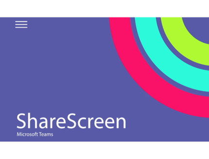 Microsoft Teams - ShareScreen